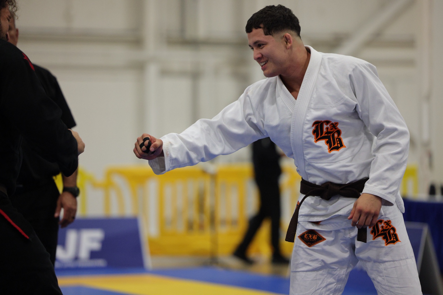 Gabriel Luz competing in Jiu-Jitsu